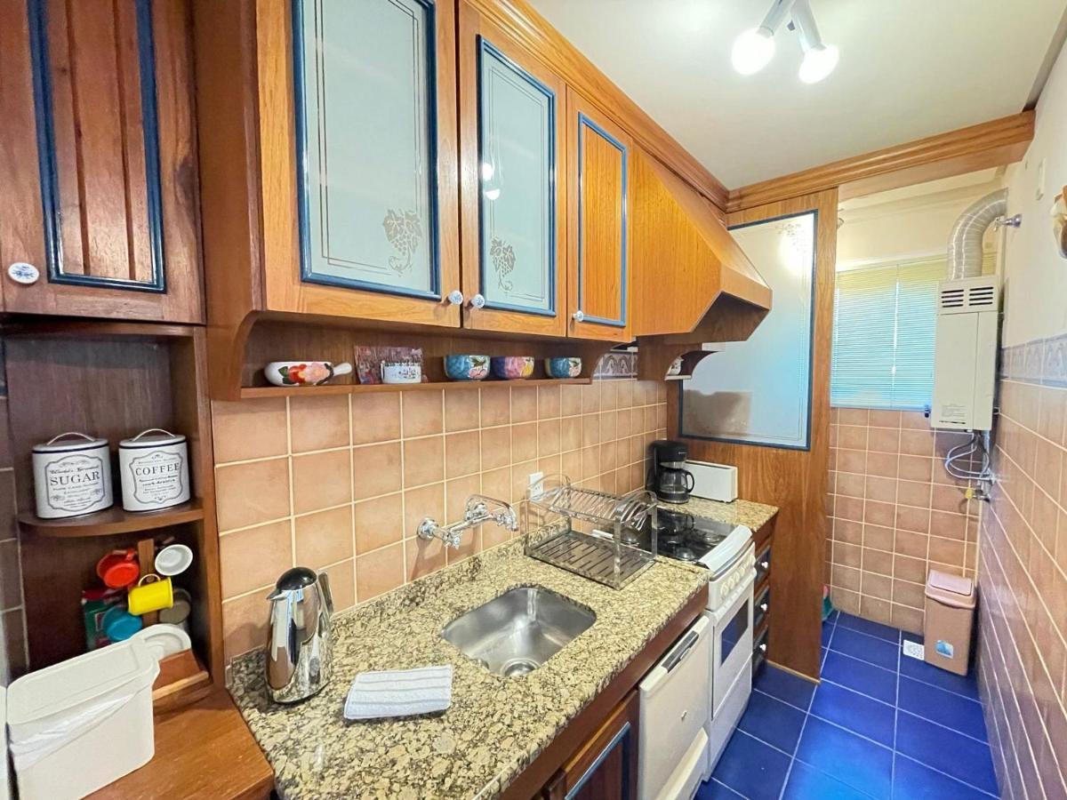 Appartamento Apartamento No Centro De Gramado 200 Metros Da Rua Coberta Esterno foto